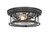 Z-lite 493F3-MB Matte Black Clarion Flush Mount