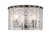 Z-lite 1943F12-MB Matte Black Glacier Flush Mount