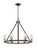 Z-lite 472-6ABB Ashen Barnboard Kirkland Chandelier