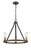 Z-lite 472-3RM Rustic Mahogany Kirkland Chandelier
