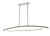 Z-lite 620-56-CH-LED Chrome Arc Chandelier