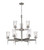 Z-lite 1932-9AN Antique Nickel Flair Chandelier