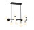 Z-lite 730-11L-MB Matte Black Midnetic Chandelier