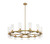 Z-lite 4008-12RB Rubbed Brass Datus Chandelier