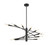 Z-lite 737-16MB Matte Black Ascension Chandelier