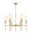 Z-lite 3033-6RB Rubbed Brass Emily Chandelier