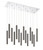 Z-lite 917MP12PBL-LED-14LCH Chrome Forest Chandelier