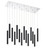 Z-lite 917MP12-MB-LED-14LCH Chrome Forest Chandelier