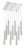 Z-lite 917MP12-BN-LED-9SCH Chrome Forest Chandelier