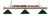 Z-lite 170BN-MDG Brushed Nickel Shark Billiard