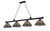 Z-lite 2306-4MB-ARS Matte Black Cordon Billiard