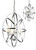 Z-lite 6027-4L-CH Chrome Aranya Pendant