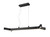 Z-lite 8002-54MB-LED Matte Black Arcano Pendant