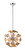 Z-lite 9003P18-CHP Chrome + Champagne Branam Pendant
