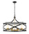 Z-lite 481P30-MB-OBR Matte Black + Olde Brass Malcalester Pendant