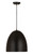 Z-lite 6012P19-SBK Matte Black Z Studio Dome Pendant Pendant