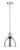 Z-lite 4500P8-CH Chrome Sawyer Pendant
