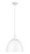 Z-lite 4500P12-SW Satin White Sawyer Pendant