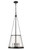 Z-lite 341P18-MB Matte Black Prescott Pendant