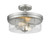 Z-lite 464SF-BN Brushed Nickel Bohin Semi Flush Mount