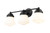 Z-lite 735-3V-MB Matte Black Vaughn Vanity