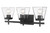 Z-lite 819-3V-MB Matte Black Lauren Vanity