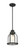 Z-lite 337MP-MB Matte Black Burren Mini Pendant