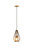 Z-lite 442MP-RB Rubbed Brass Quintus Mini Pendant