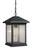 Z-lite 531CHB-ORB Oil Rubbed Bronze Portland Outdoor Chain Mount Ceiling Fixture