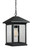 Z-lite 531CHB-BK Black Portland Outdoor Chain Mount Ceiling Fixture