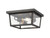 Z-lite 568F-ORB Oil Rubbed Bronze Beacon Outdoor Flush Ceiling Mount Fixture