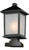 Z-lite 537PHB-SQPM-BK Black Holbrook Outdoor Pier Mounted Fixture