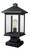 Z-lite 531PHBS-SQPM-BK Black Portland Outdoor Pier Mounted Fixture