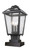 Z-lite 539PHMS-SQPM-BK Black Bayland Outdoor Pier Mounted Fixture