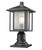 Z-lite 554PHM-533PM-BK Black Aspen Outdoor Pier Mounted Fixture