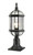 Z-lite 563PHM-533PM-BK Black Annex Outdoor Pier Mounted Fixture