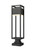 Z-lite 585PHBS-SQPM-BK-LED Black Barwick Outdoor Pier Mounted Fixture