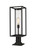 Z-lite 584PHMR-533PM-BK Black Dunbroch Outdoor Pier Mounted Fixture