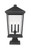 Z-lite 568PHXLS-SQPM-BK Black Beacon Outdoor Pier Mounted Fixture