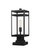 Z-lite 596PHMS-SQPM-BK Black Nuri Outdoor Pier Mounted Fixture