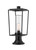 Z-lite 594PHMR-553PM-BK Black Sheridan Outdoor Pier Mounted Fixture