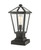 Z-lite 579PHMS-SQPM-BK Black Talbot Outdoor Pier Mounted Fixture