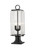 Z-lite 592PHMR-533PM-BK Black Sana Outdoor Pier Mounted Fixture
