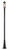 Z-lite 529PHM-519P-BK Black Woodland Outdoor Post Mounted Fixture