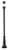 Z-lite 553PHB-518P-BK-LED Black Luminata Outdoor Post Mounted Fixture