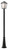Z-lite 532PHBR-519P-BK Black Memphis Outdoor Post Mounted Fixture