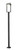 Z-lite 566PHXLS-536P-BK-LED Black Luttrel Outdoor Post Mounted Fixture
