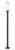 Z-lite 593PHBS-536P-BK Black Sana Outdoor Post Mounted Fixture