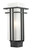 Z-lite 549PHM-BK Black Abbey Outdoor Post Mount Fixture
