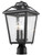 Z-lite 539PHMR-BK Black Bayland Outdoor Post Mount Fixture